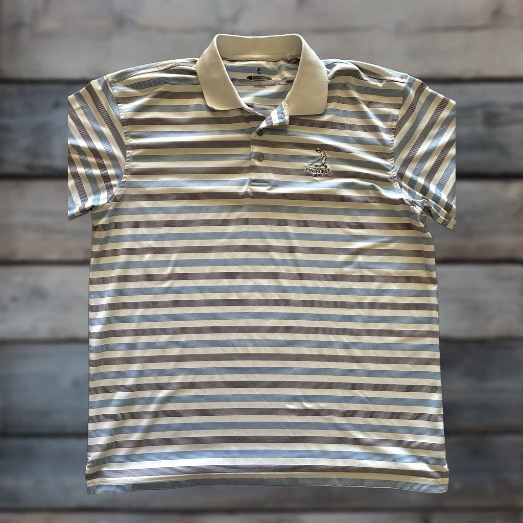 Our Legacy Legacy Putter Boy Pinehurst Striped Polo Men’s Large Golf Shirt Size US L / EU 52-54 / 3 - 1 Thumbnail