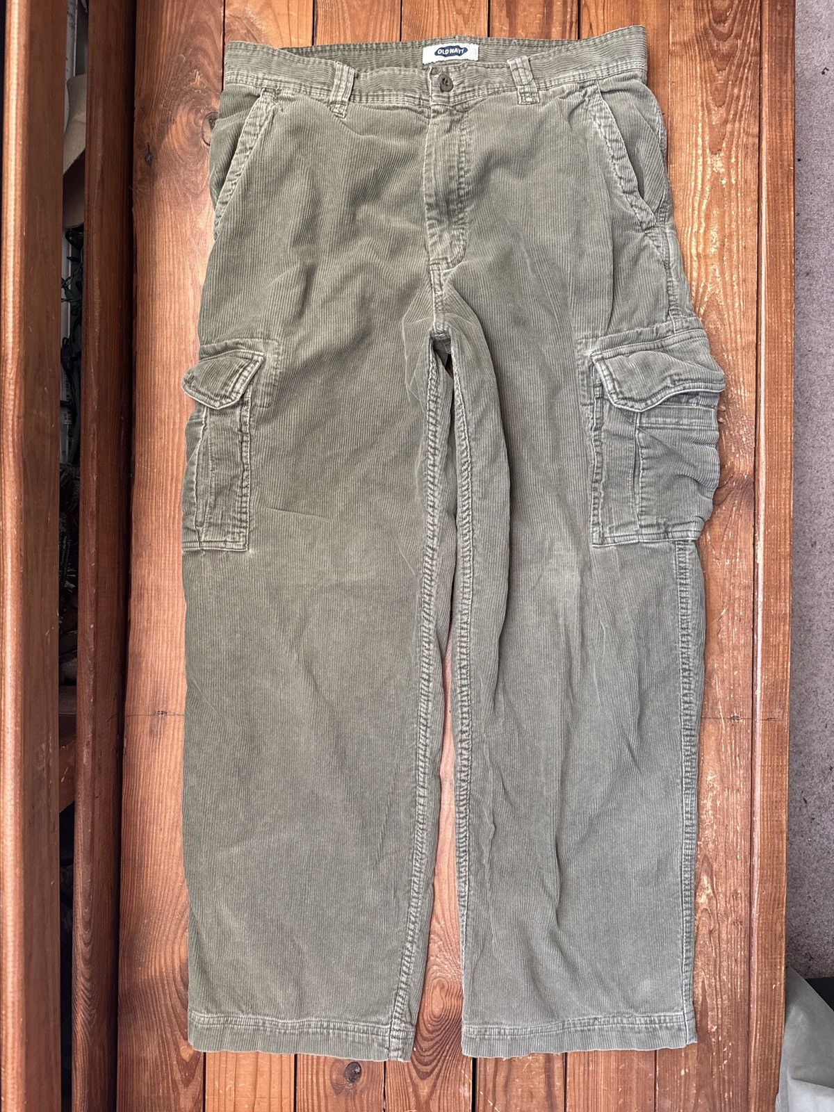 メンズ old navy baggy denim greeny