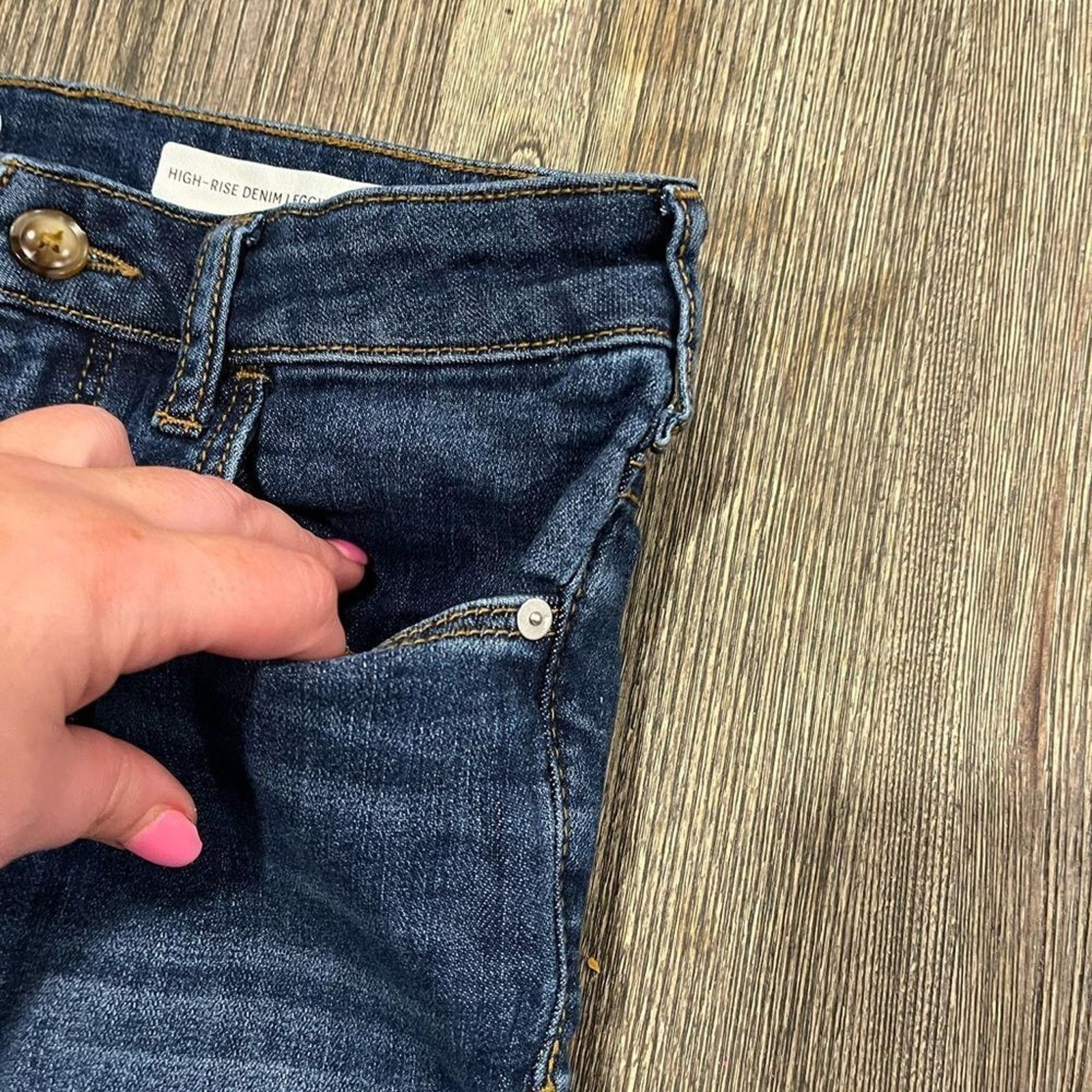 Anthropologie Anthropologie Pilcro High Rise Capri Blue Jeans Petite 27 Size 27" / US 4 / IT 40 - 3 Thumbnail