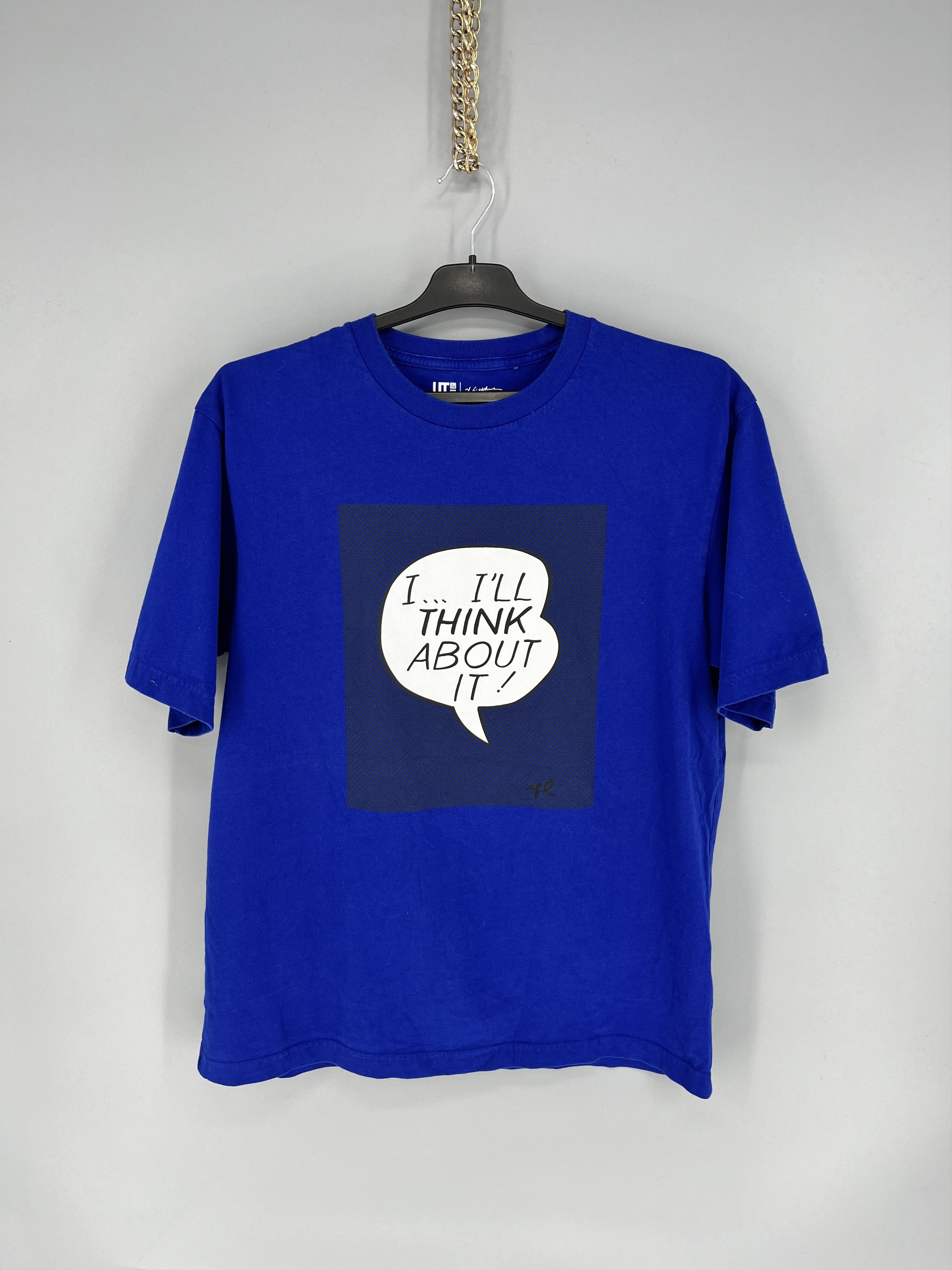 Uniqlo Uniqlo Roy Liechtenstein Mens/Boys I...I'll think about it Size US S / EU 44-46 / 1 - 1 Thumbnail