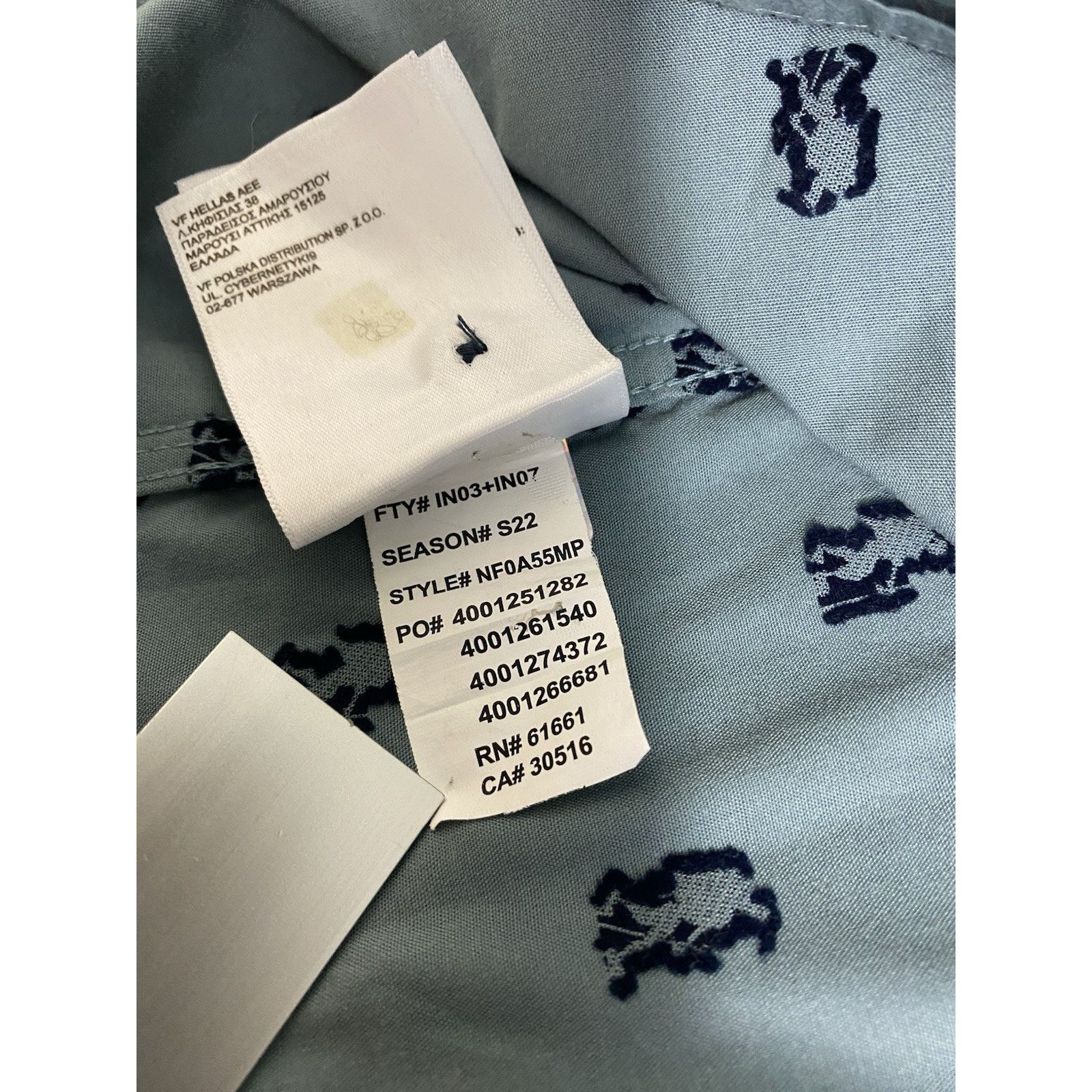 The North Face The North Face Men's XL Blue Short Sleeve Button-Up Shirt Size US XL / EU 56 / 4 - 15 Thumbnail