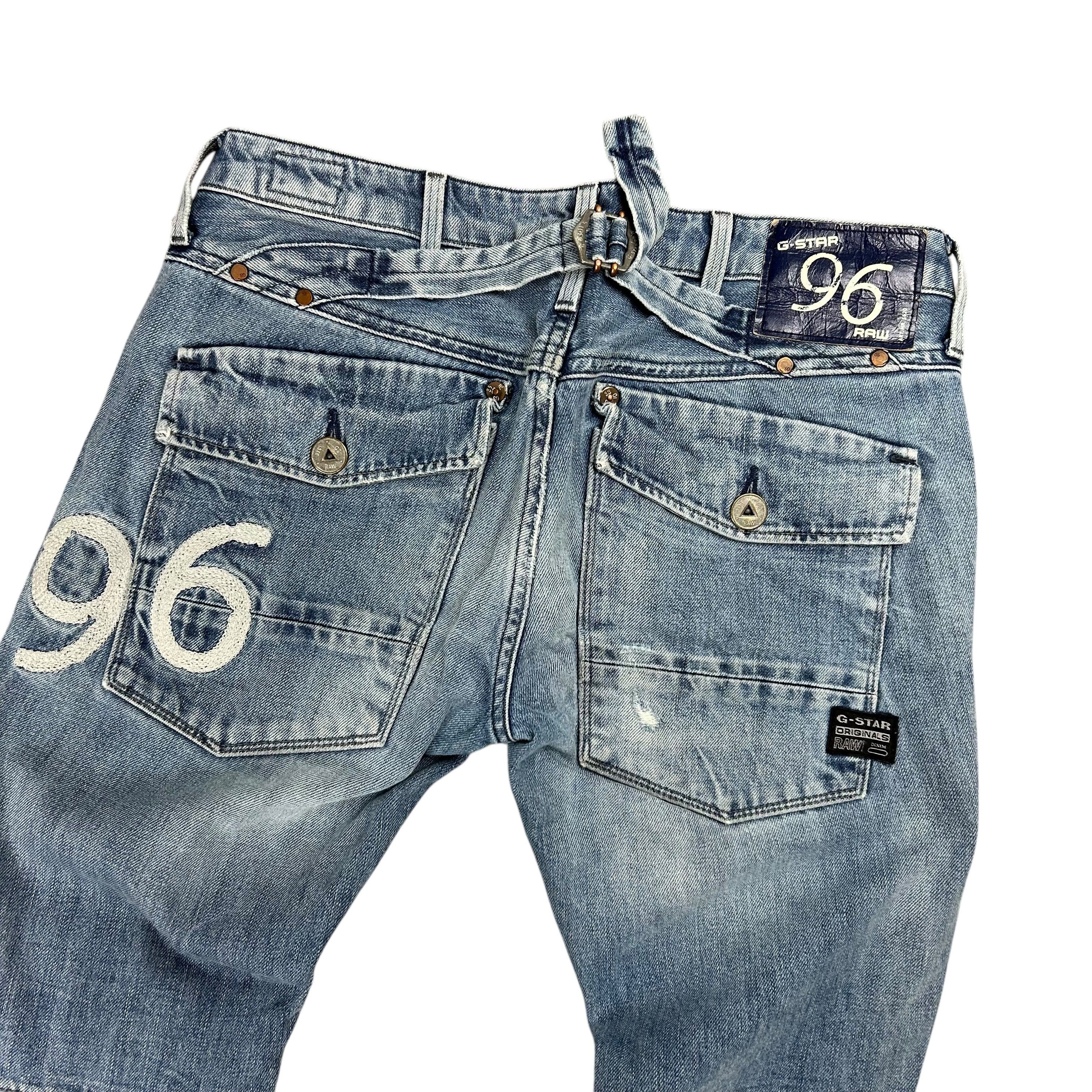 G-Star G-star Raw 96 Denim Light Wash Slim Tapered Men Size W28L30 Size US 28 / EU 44 - 4 Thumbnail