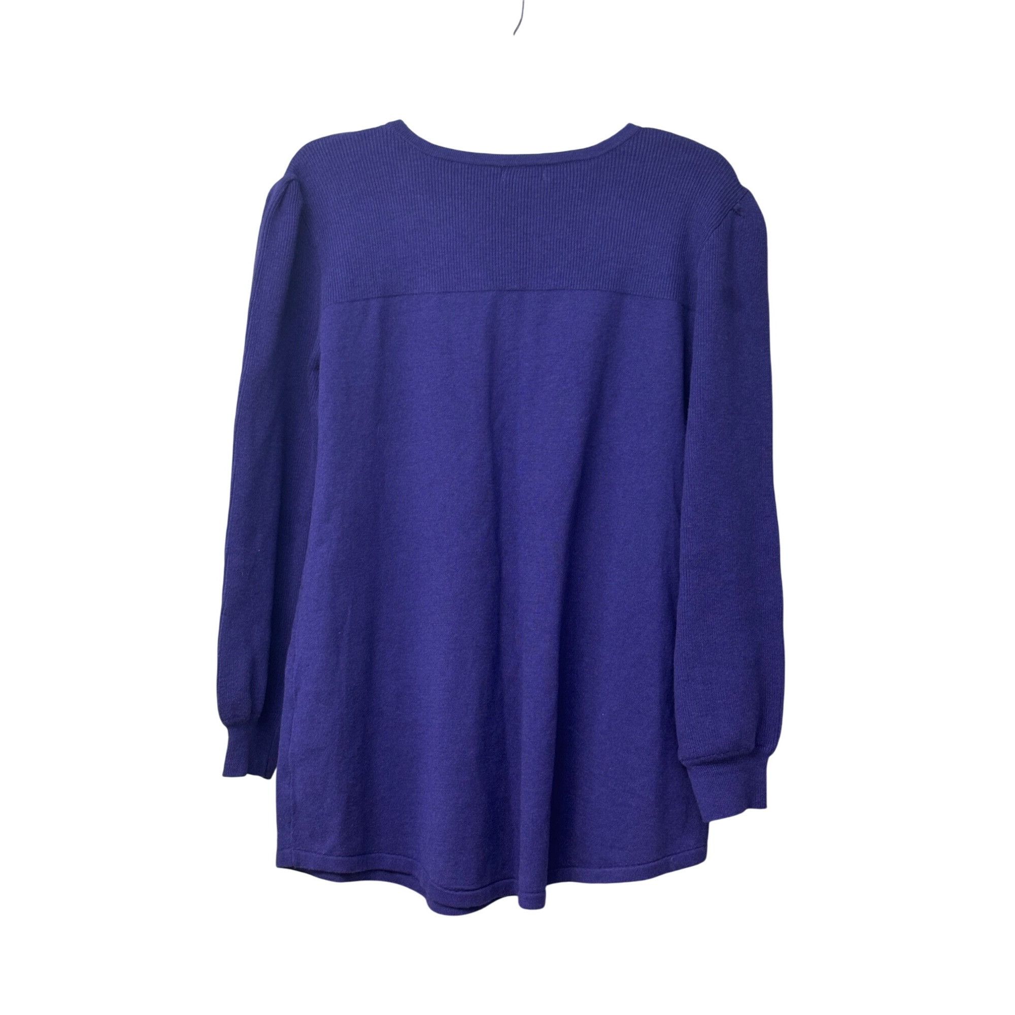 Other Style & Co Pleated-Sleeve Tunic Sweater, Midnight Iris, S Size S / US 4 / IT 40 - 12 Thumbnail