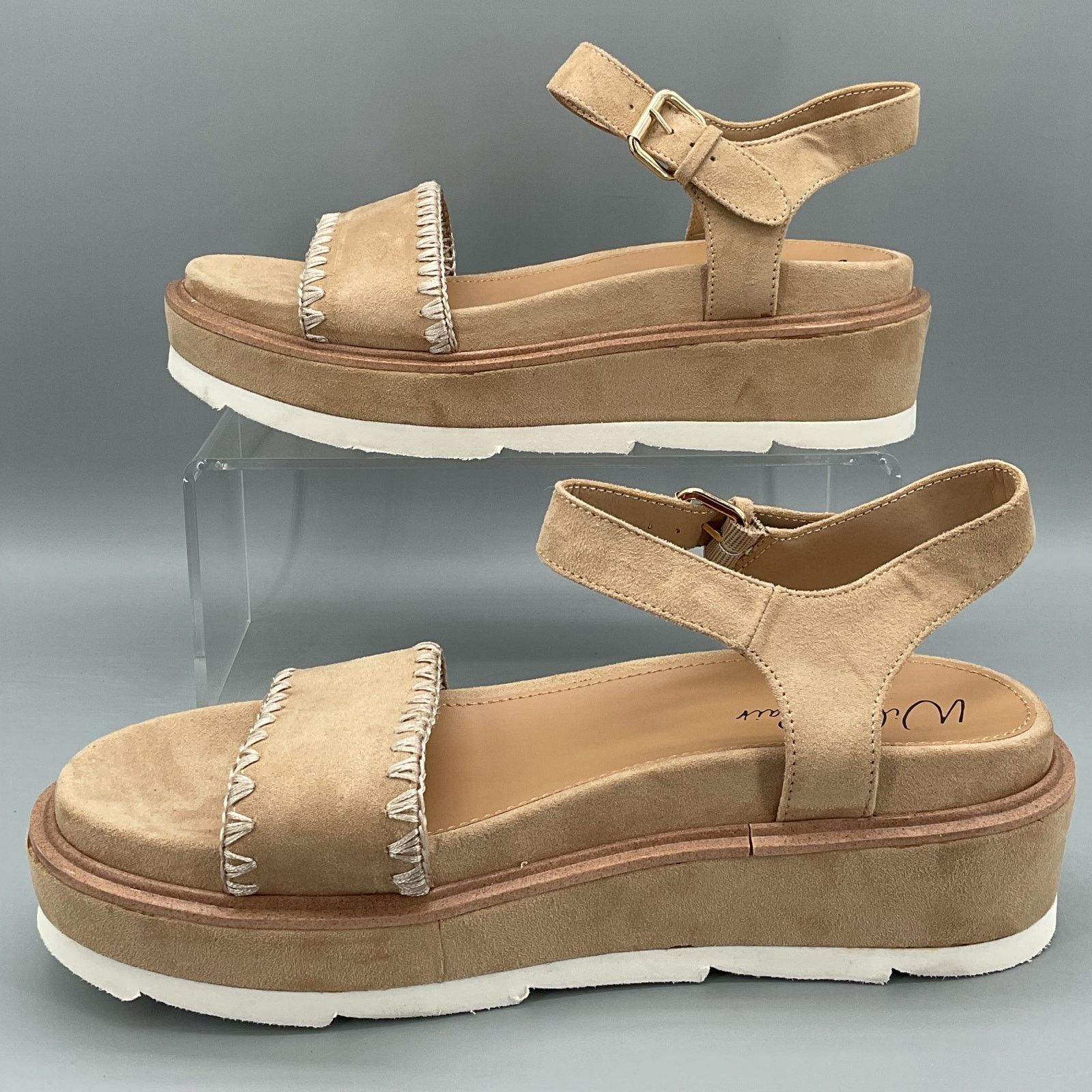 Other NEW Wild Pair Women’s Milliee Platform Sandals Tan Size 9.5M Size US 9.5 / IT 39.5 - 2 Thumbnail