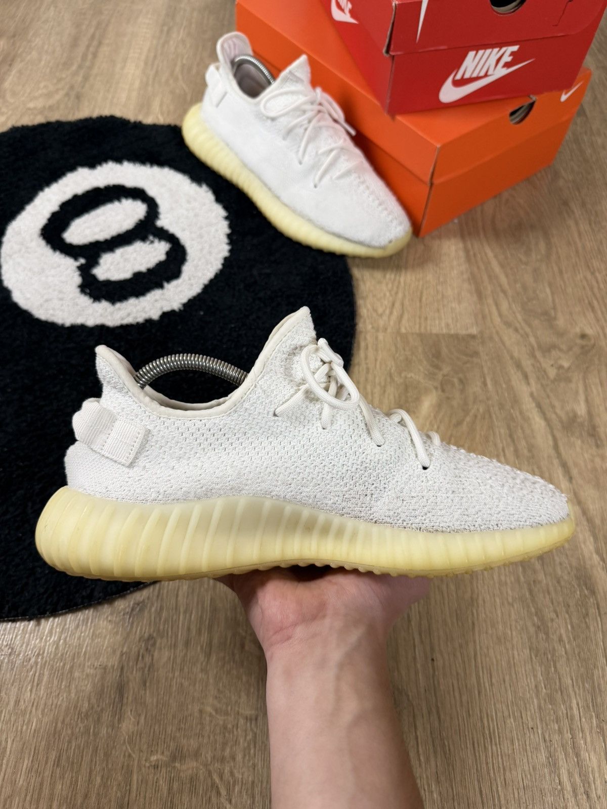 Yeezy Adidas Yeezy Boost 350 V2 Cream Size US 10 / EU 43 - 3 Thumbnail