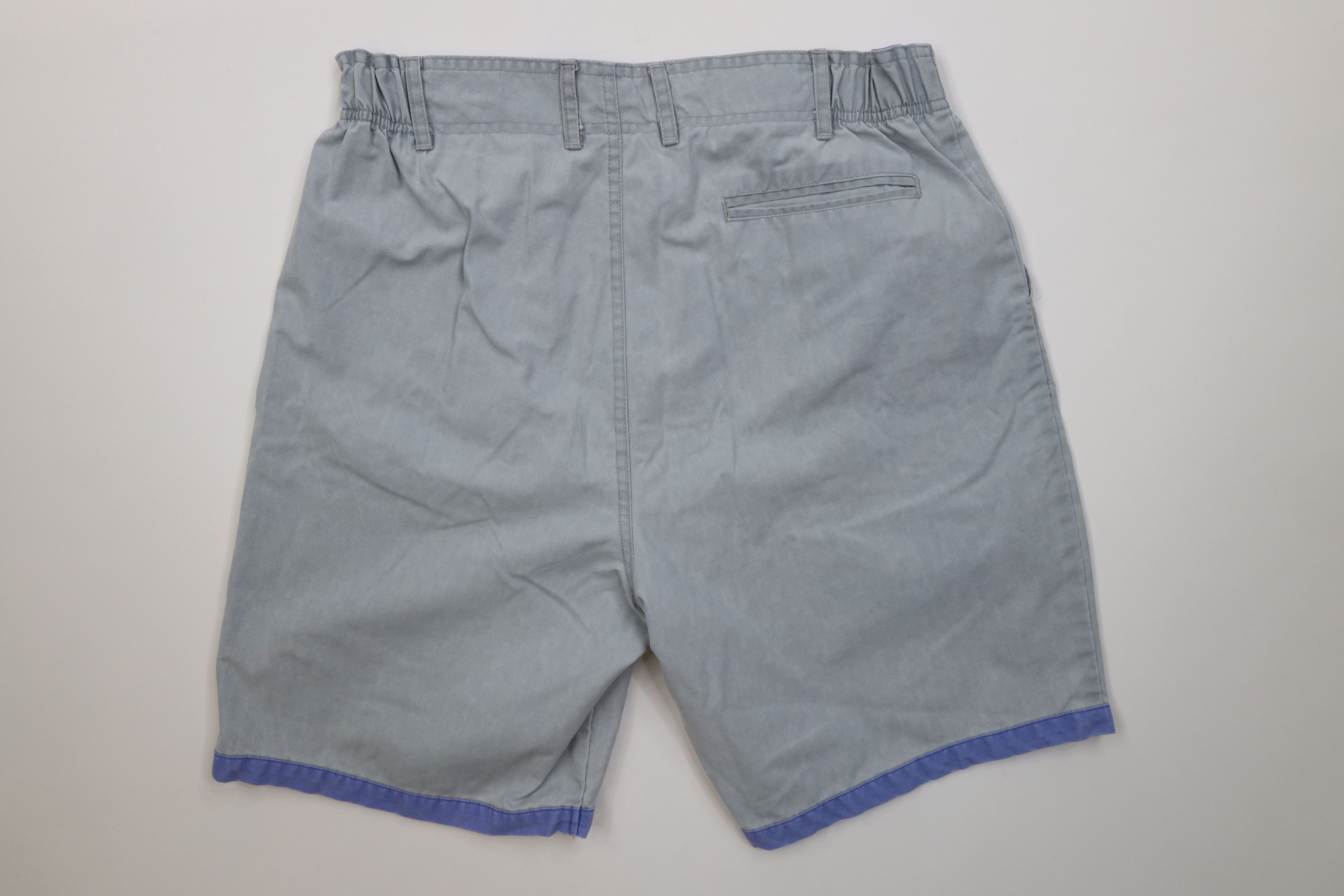 Vintage Vintage 80s 90s Streetwear Stonewash Above Knee Surf Shorts Size US 32 / EU 48 - 8 Thumbnail