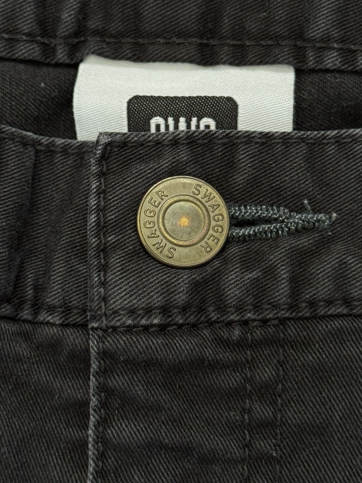 Swagger Swagger Knee Slit Skinny Black Denim Jeans Size US 28 / EU 44 - 7 Thumbnail