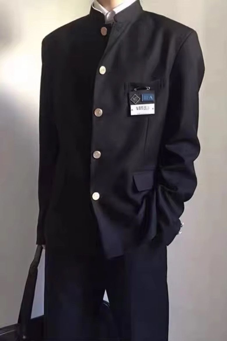 Japanese Brand Japanese Style School Uniform Dk Blazers Top With Badge Size US XL / EU 56 / 4 - 2 Thumbnail