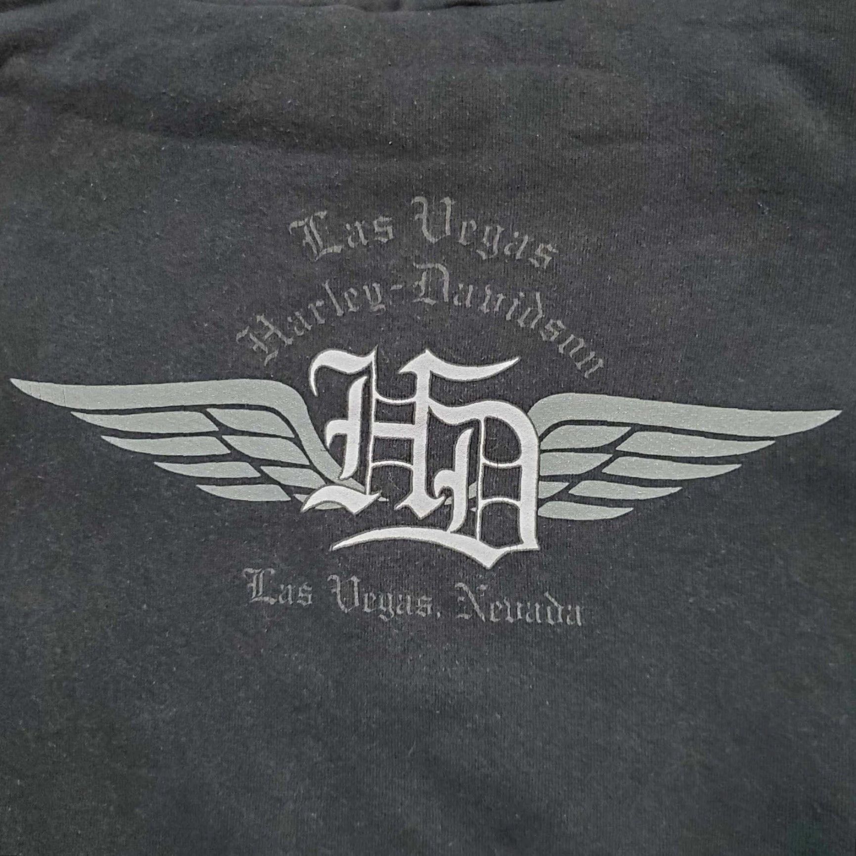 Harley Davidson Harley-Davidson Pullover Hoodie Black RK Stratman Design Adult 2XL USA Size US XXL / EU 58 / 5 - 3 Thumbnail