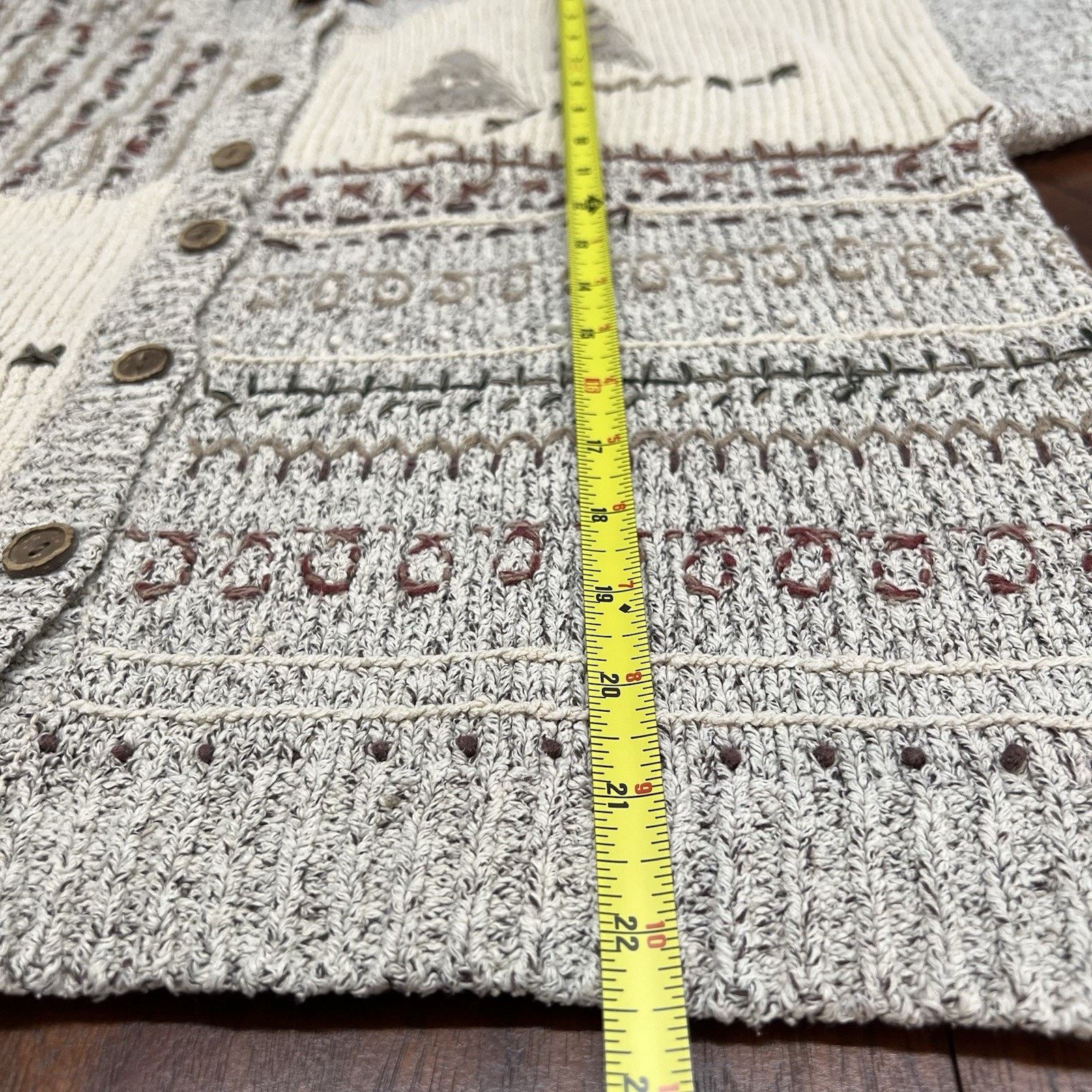 Woolrich Woolen Mills Vintage Woolrich Cardigan Sweater (L) Sheep Silk Cotton Size L / US 10 / IT 46 - 8 Thumbnail