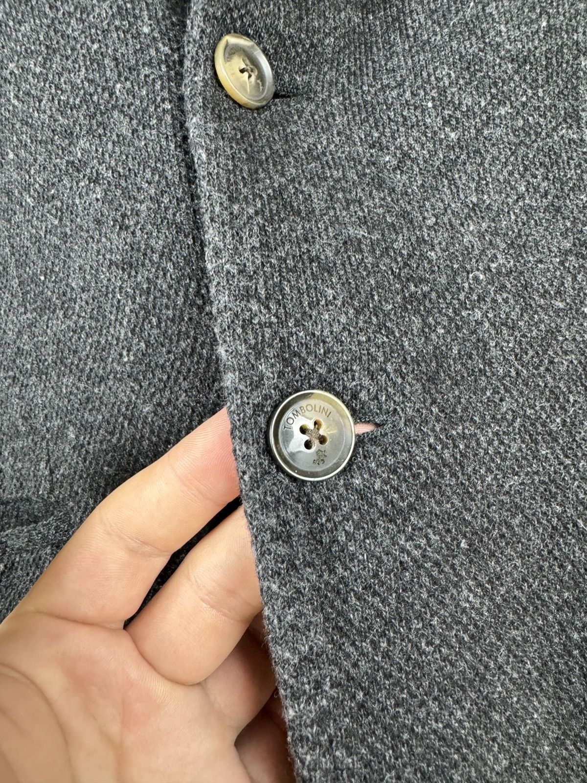 Tombolini Tombolini flying gray lana wool/nylon blazer men's 52R Size 42R - 7 Thumbnail