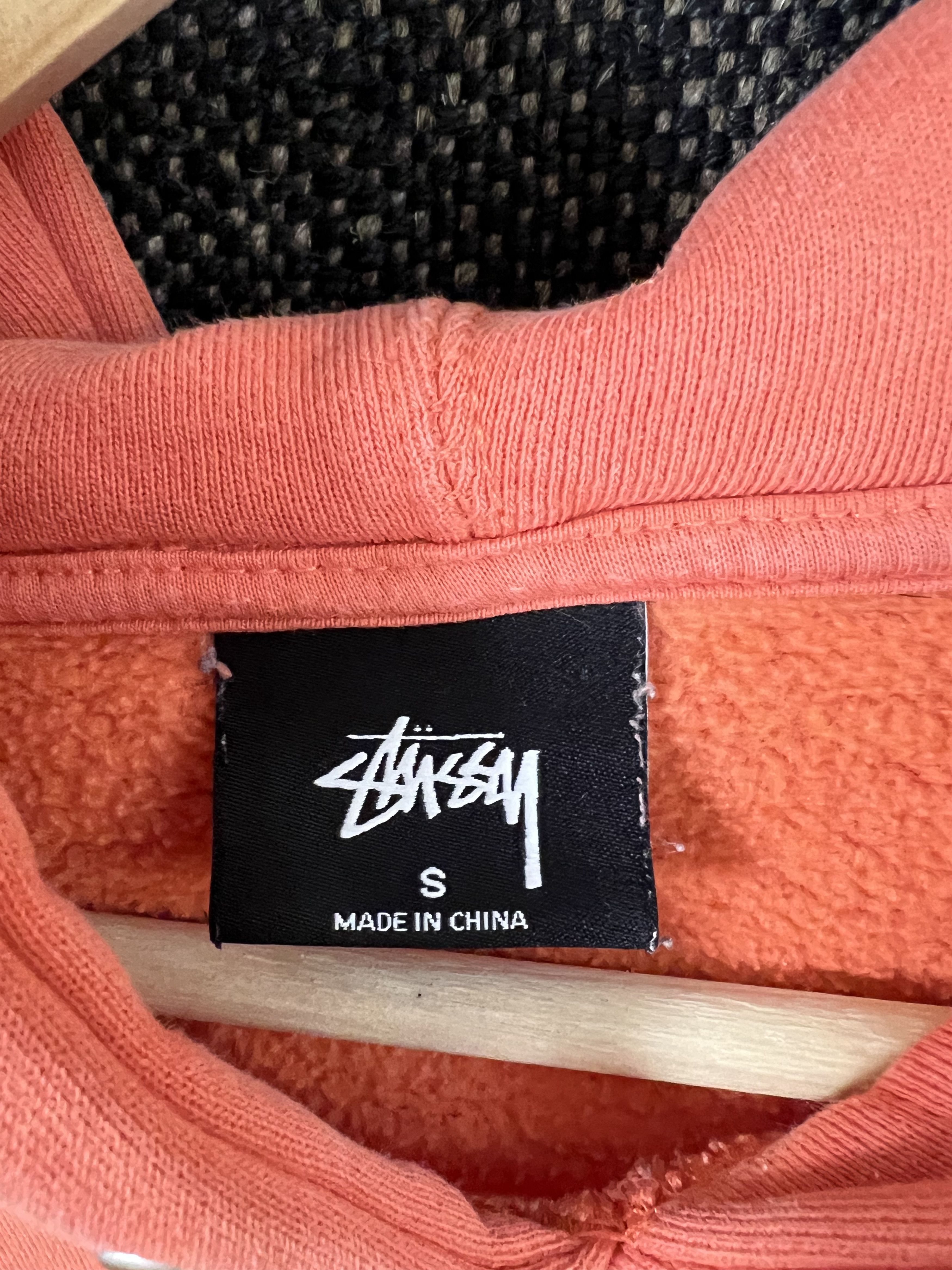 Stussy Pink Stussy Embroidered Spellout Hoodie Size Small Size US S / EU 44-46 / 1 - 3 Thumbnail