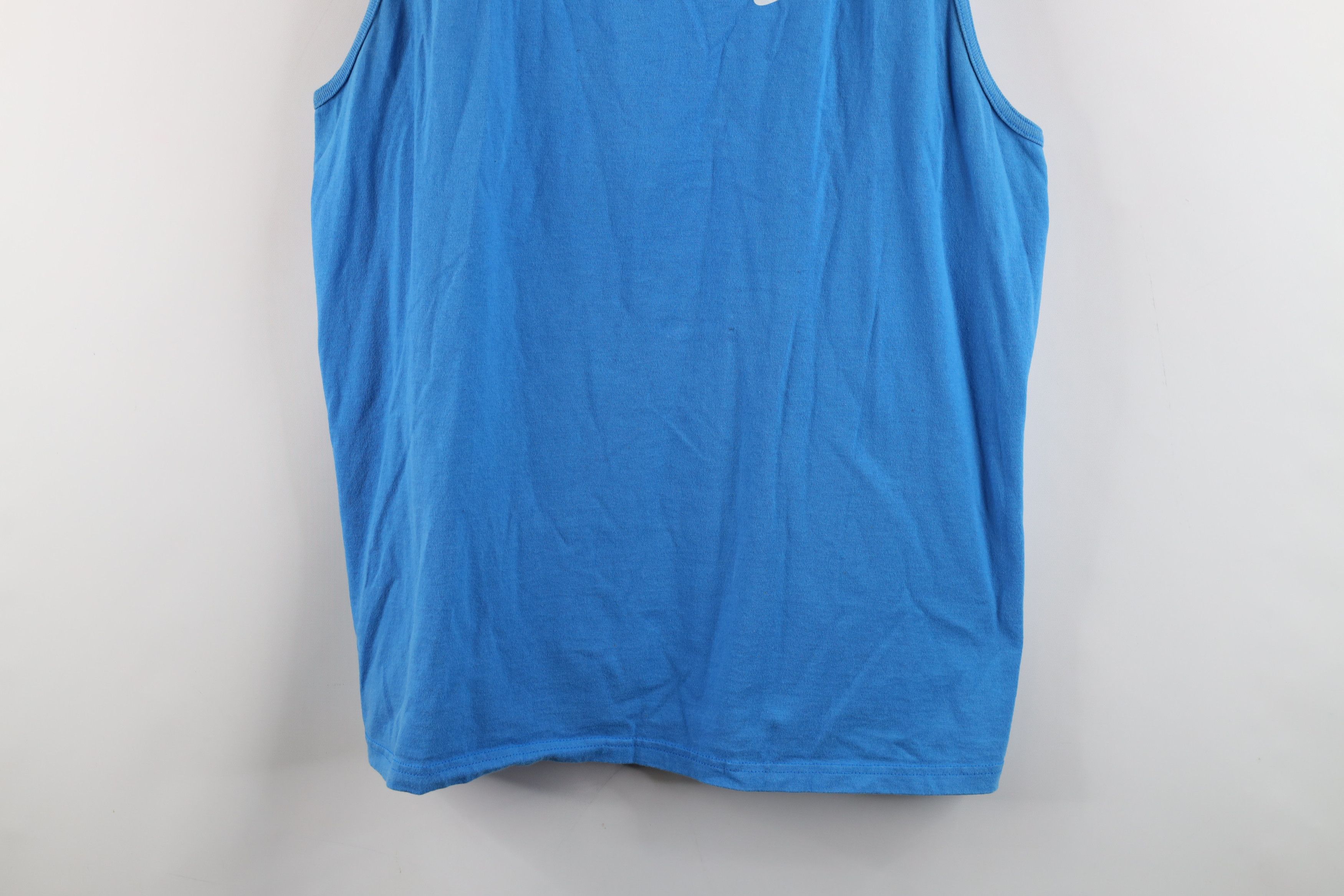 Nike × Vintage Vintage Nike Swim My Splash Tank Top T-Shirt Blue Cotton Size US L / EU 52-54 / 3 - 3 Thumbnail