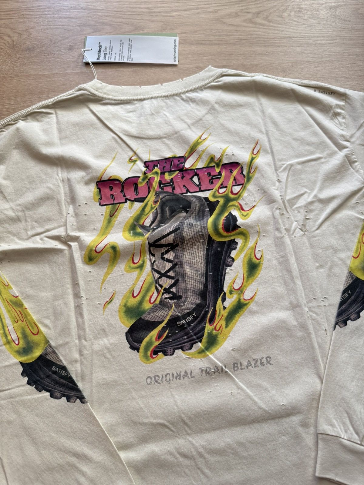 Satisfy Satisfy Running MothTech The Rocker “Off-White” Long Sleeve Size US XL / EU 56 / 4 - 6 Thumbnail
