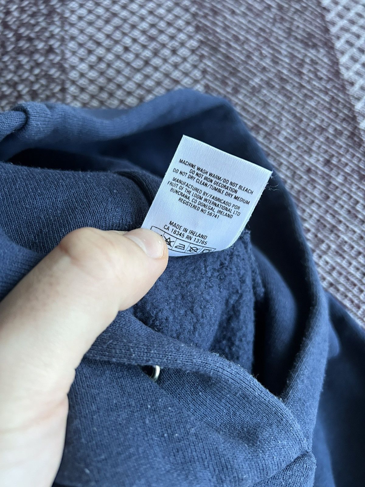 Fruit Of The Loom Vintage Blank FOTL Hoodie Made In USA Streetwear Size Medium Size US M / EU 48-50 / 2 - 8 Thumbnail