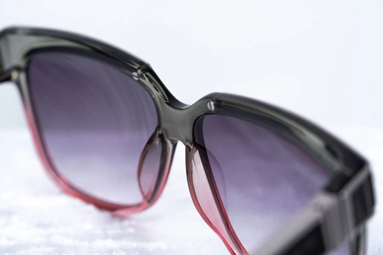 Yohji Yamamoto Yohji Yamamoto Sunglasses Rectangular Pink and Purple Size ONE SIZE - 9 Thumbnail
