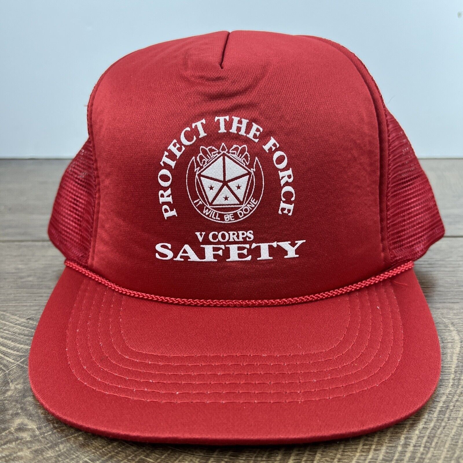 Other Protect the Force Hat Safety Hat Snapback Red Adjustable Hat Size ONE SIZE - 5 Thumbnail