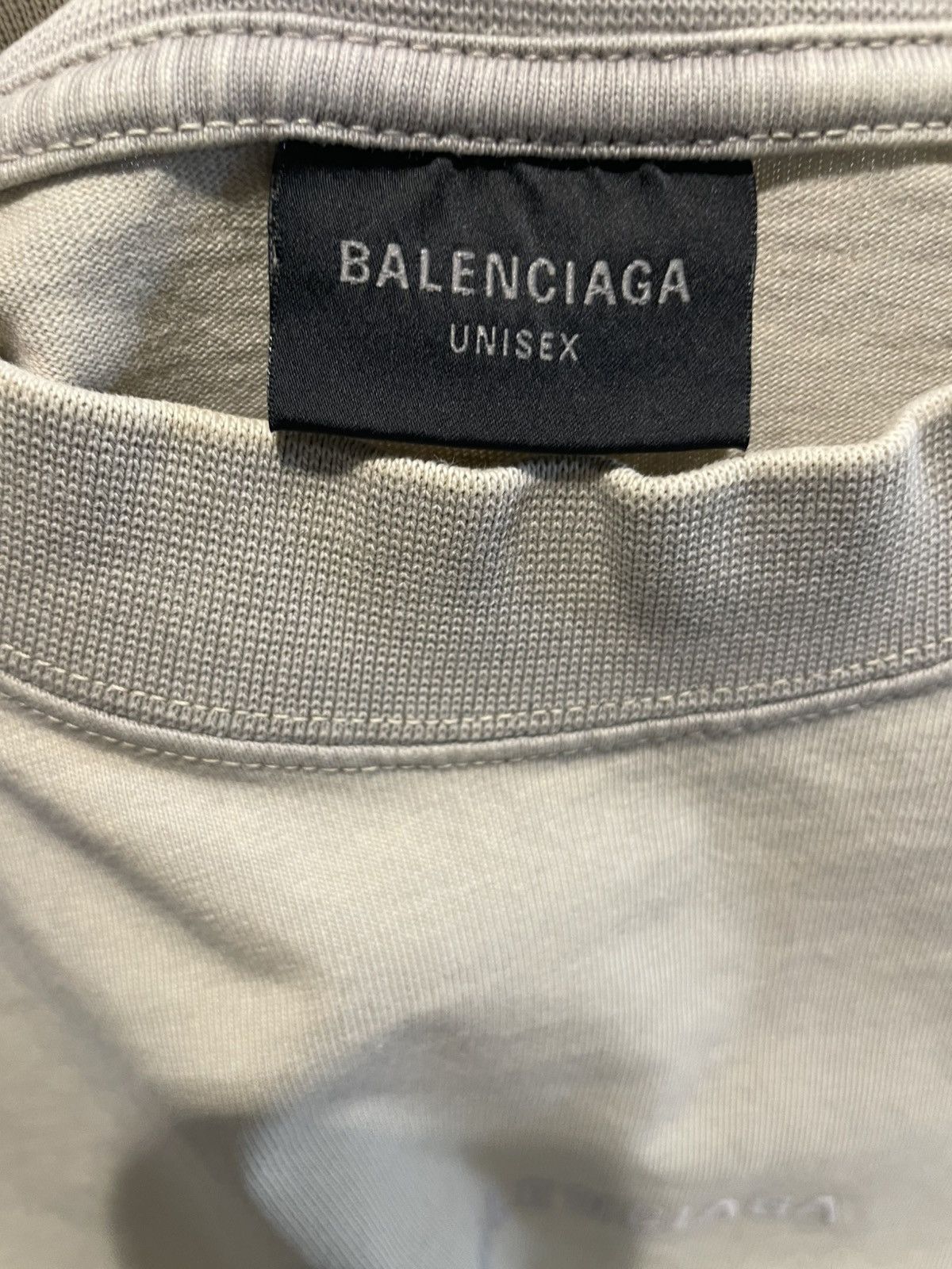 Balenciaga New Balenciaga Back T-Shirt Medium Fit Size US XL / EU 56 / 4 - 3 Thumbnail