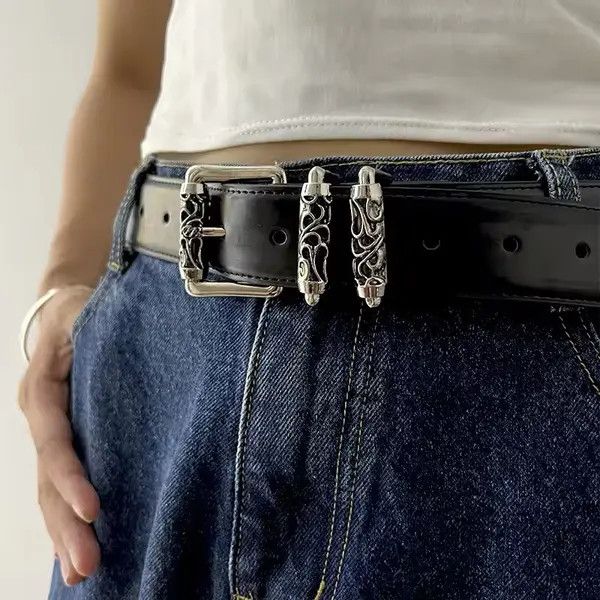 Other Matsusaka x Han cowhide Real leather belt Size ONE SIZE - 2 Thumbnail