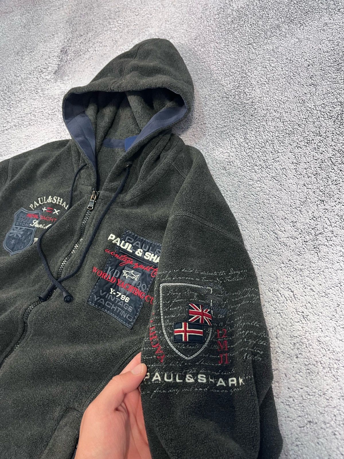 Paul & Shark Paul Shark Yachting Mens Full Zip Hoodie Size L Size US L / EU 52-54 / 3 - 13 Thumbnail