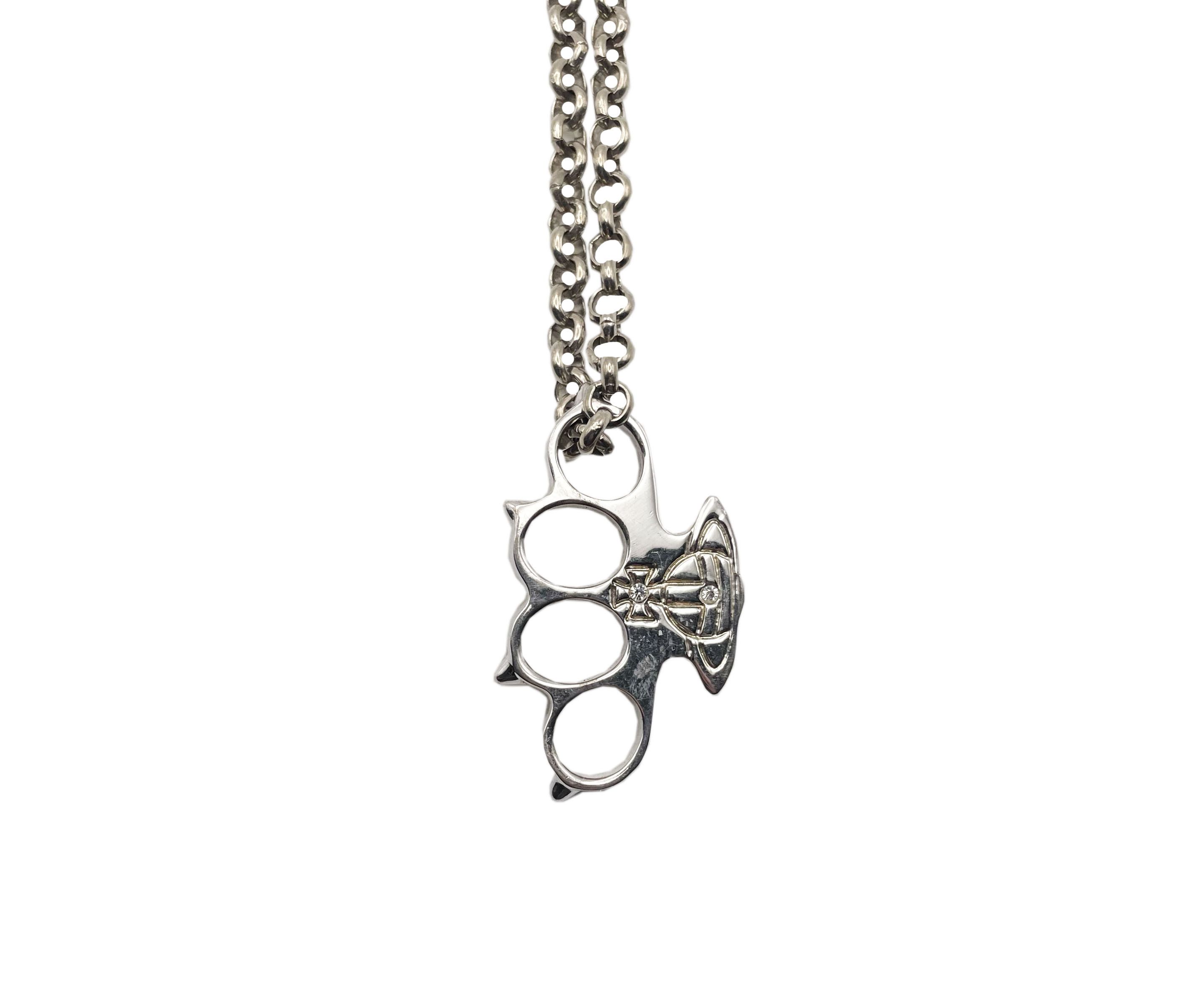 Vivienne Westwood Brass Knuckles Orb Necklace Size ONE SIZE - 1 Thumbnail