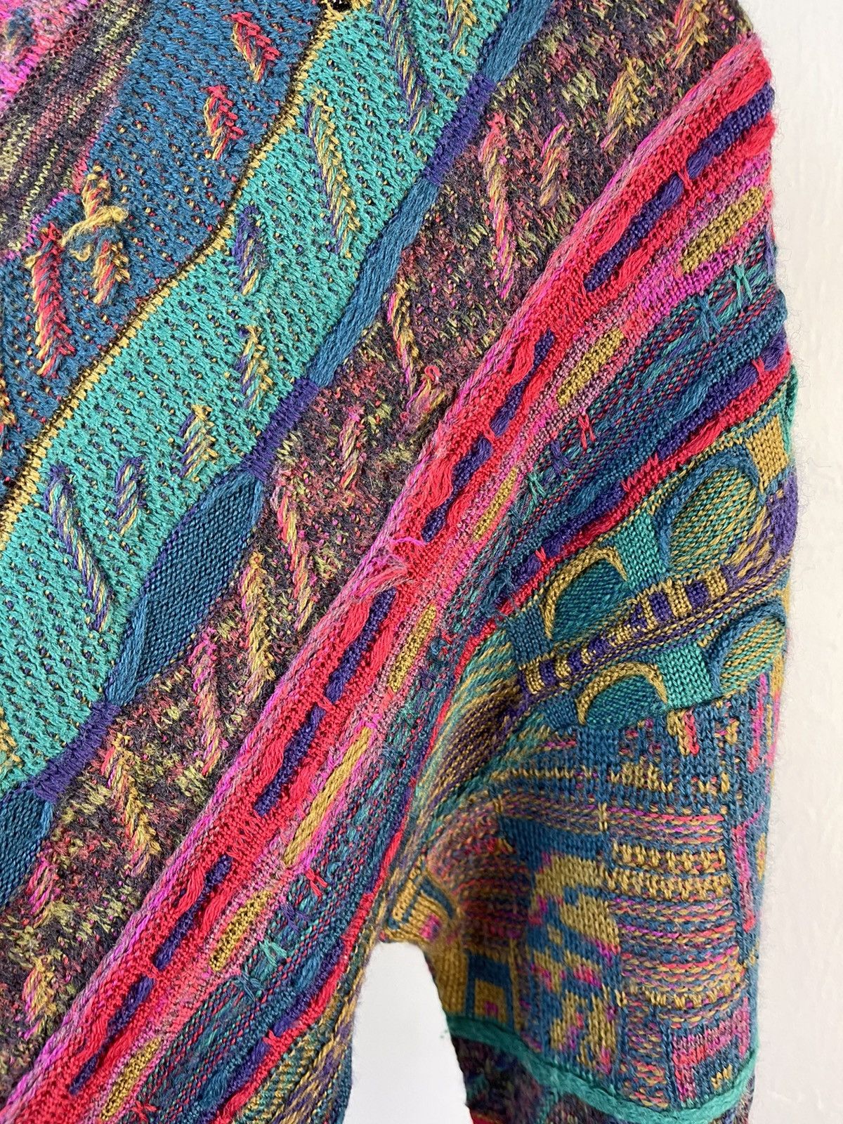 Aran Isles Knitwear × Coogi 90s Corsini Italia Coogi Style Knitwear Size US L / EU 52-54 / 3 - 13 Thumbnail