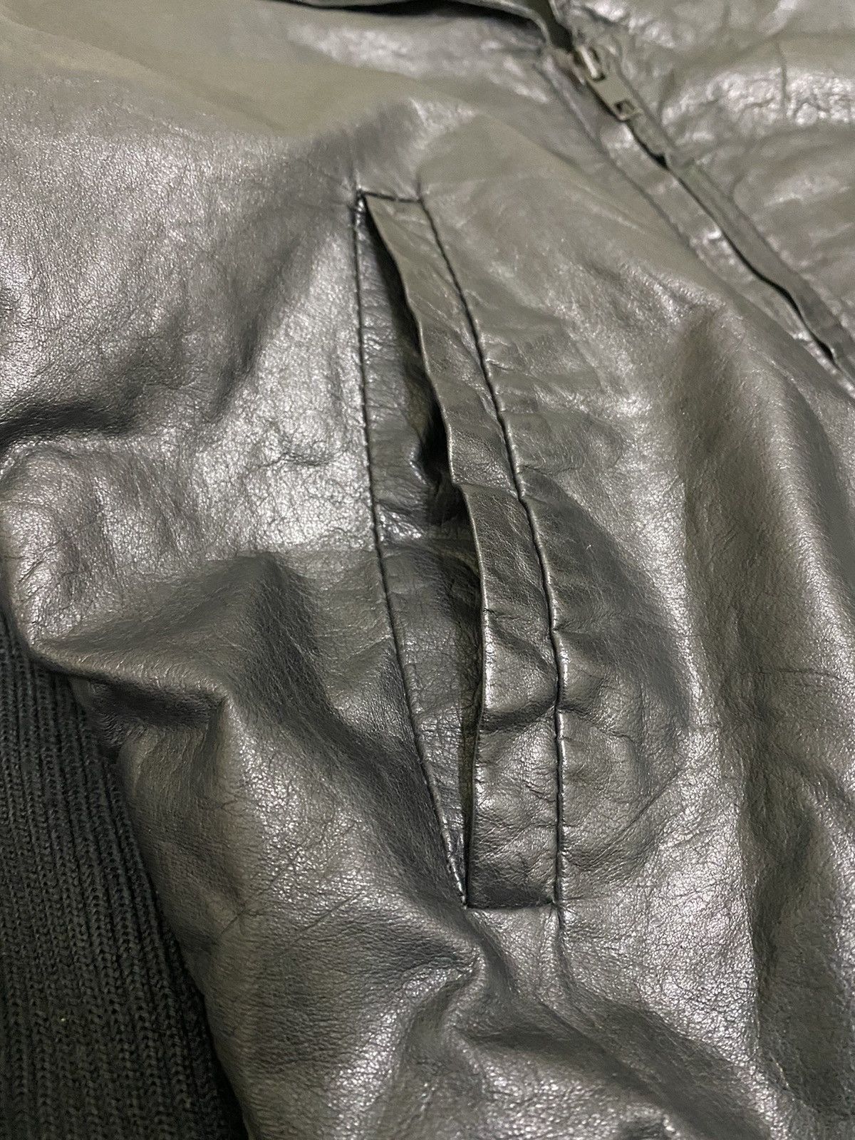 Designer × Japanese Brand × Vintage Vintage Leather Jacket early 90's Luxury Designers Size US M / EU 48-50 / 2 - 21 Thumbnail