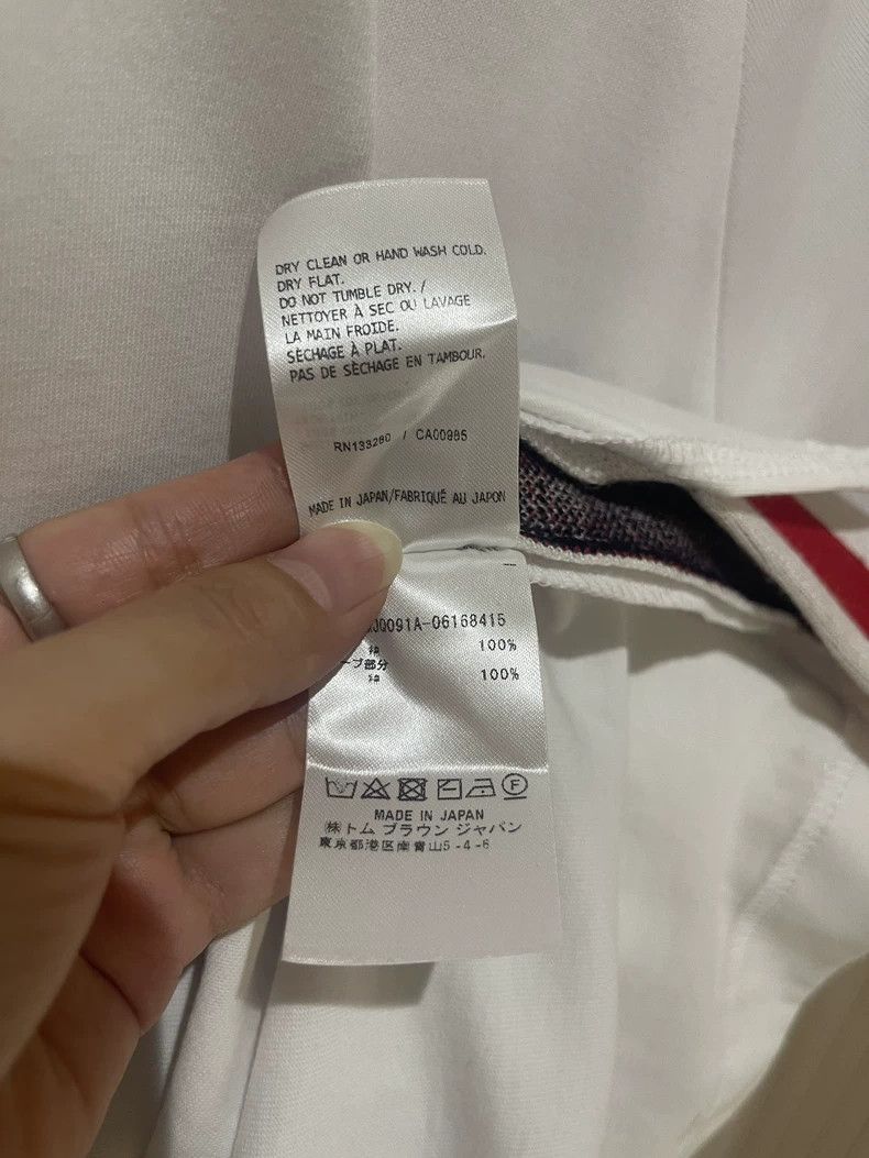 Thom Browne Thom Browne White short sleeves Size US L / EU 52-54 / 3 - 4 Thumbnail