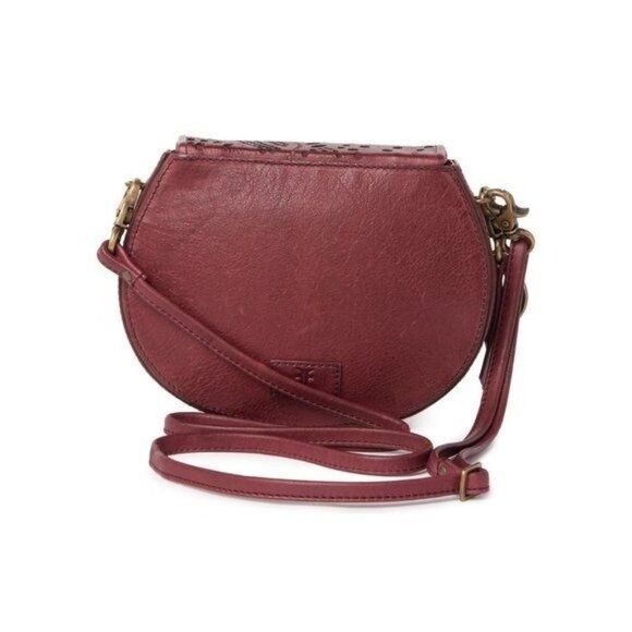 Frye Frye Womens Brick Red Perforated Leather Fold Over Crossbody Size ONE SIZE - 3 Thumbnail