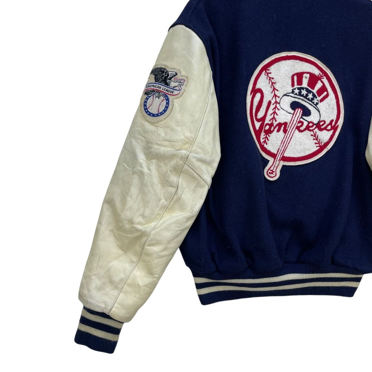 Delong × MLB × Starter 💥Vintage Delong Mlb New York Yankees Varsity Letterman Size US M / EU 48-50 / 2 - 7 Thumbnail