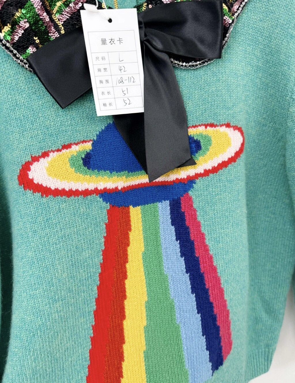 Gucci Gucci sequined sweater Size L / US 10 / IT 46 - 4 Thumbnail