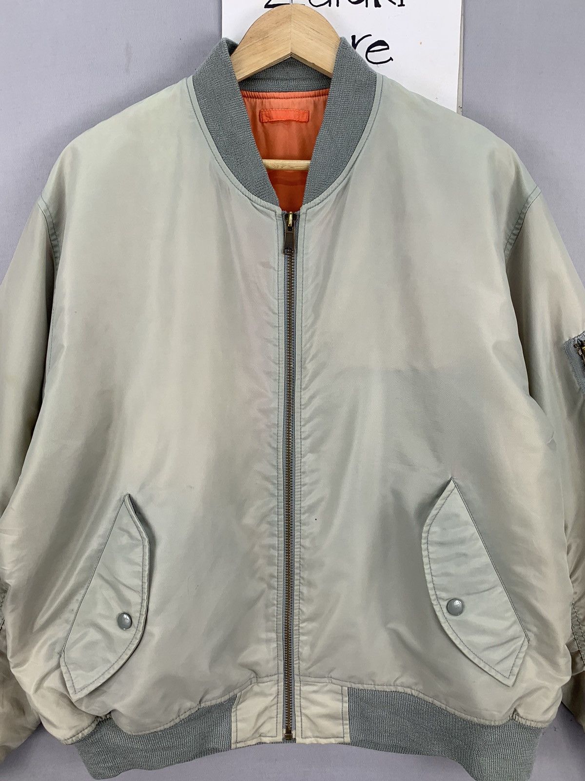 Vintage Uniqlo MA-1 Bomber Jacket Big Size