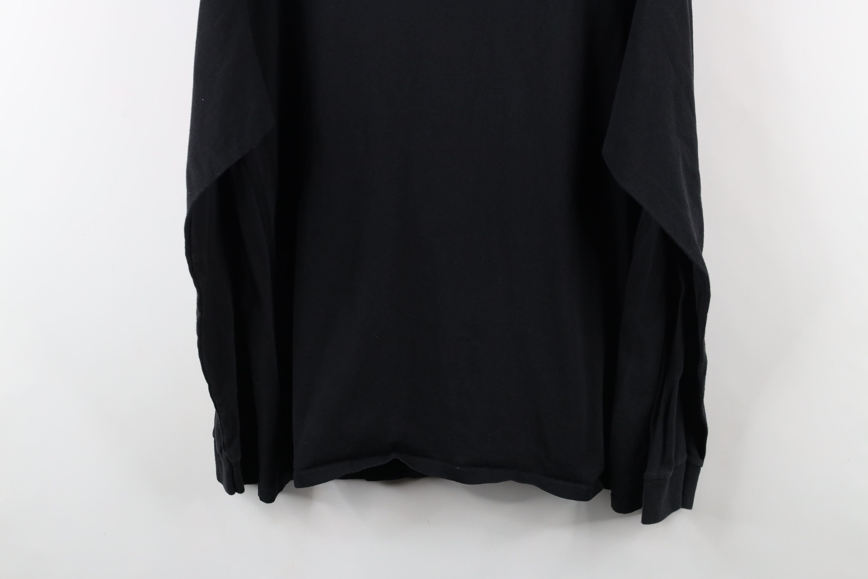 Vintage Vintage 90s Streetwear Long Sleeve T-Shirt Black Cotton Size US XL / EU 56 / 4 - 10 Thumbnail