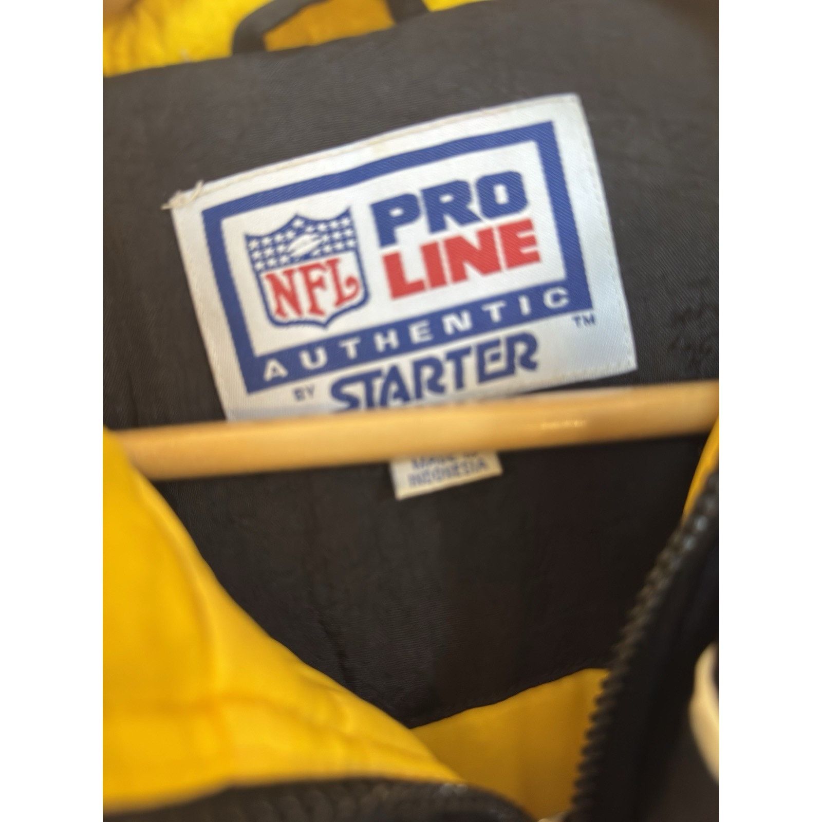 Starter Vintage Starter Steelers Pullover Jacket L NFL Pro Line 90s Size US L / EU 52-54 / 3 - 4 Thumbnail