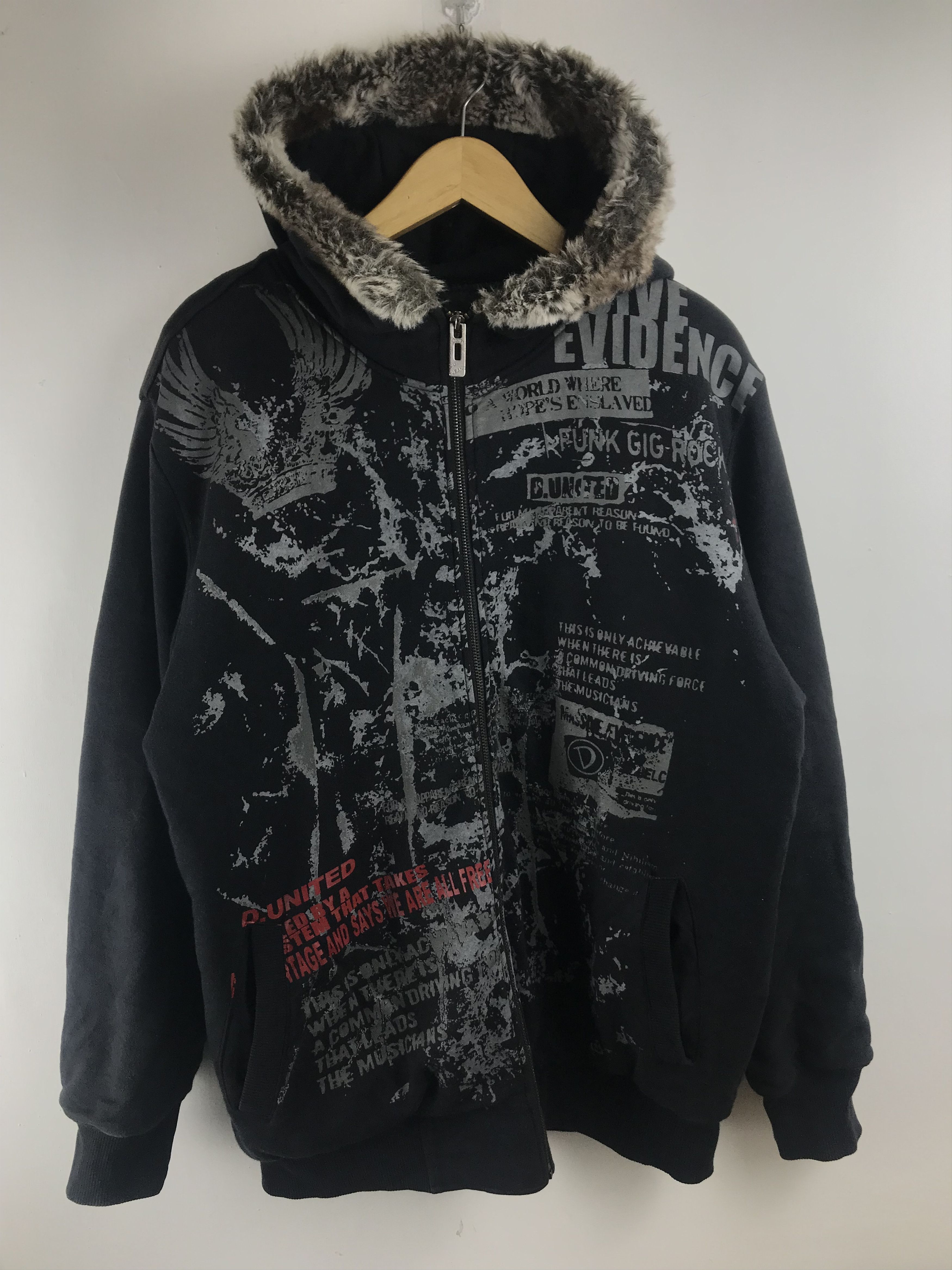 Japanese Design United Fur Hoodie Gothic Ifsixwasnine LGB