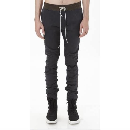 Fear of God ✅ Mainline 4th Collection - Drawstring Vintage Black Pants Size US 33 - 3 Thumbnail