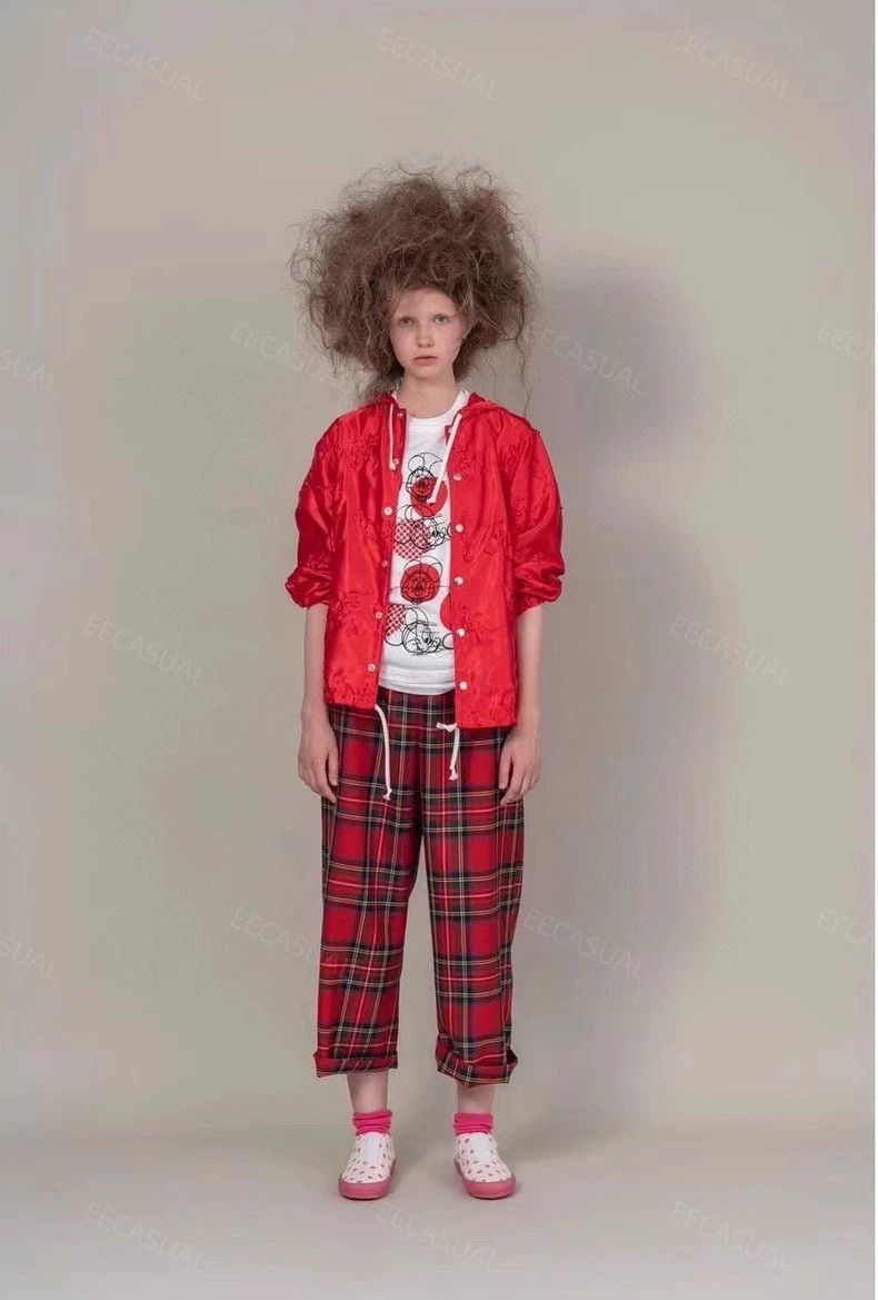 Comme des Garcons Comme Des Garcons Red Satin Ribbon Bow Hooded Jacket Size S / US 4 / IT 40 - 9 Thumbnail