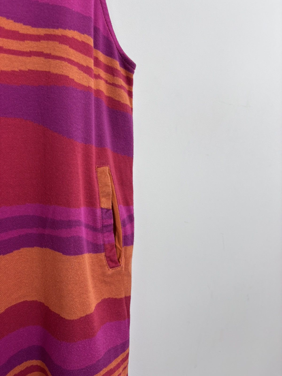 Gudrun Sjoden Gudrun Sjoden Women’s Wave Striped Pocket Tank Top Dress Size XL / US 12-14 / IT 48-50 - 7 Thumbnail