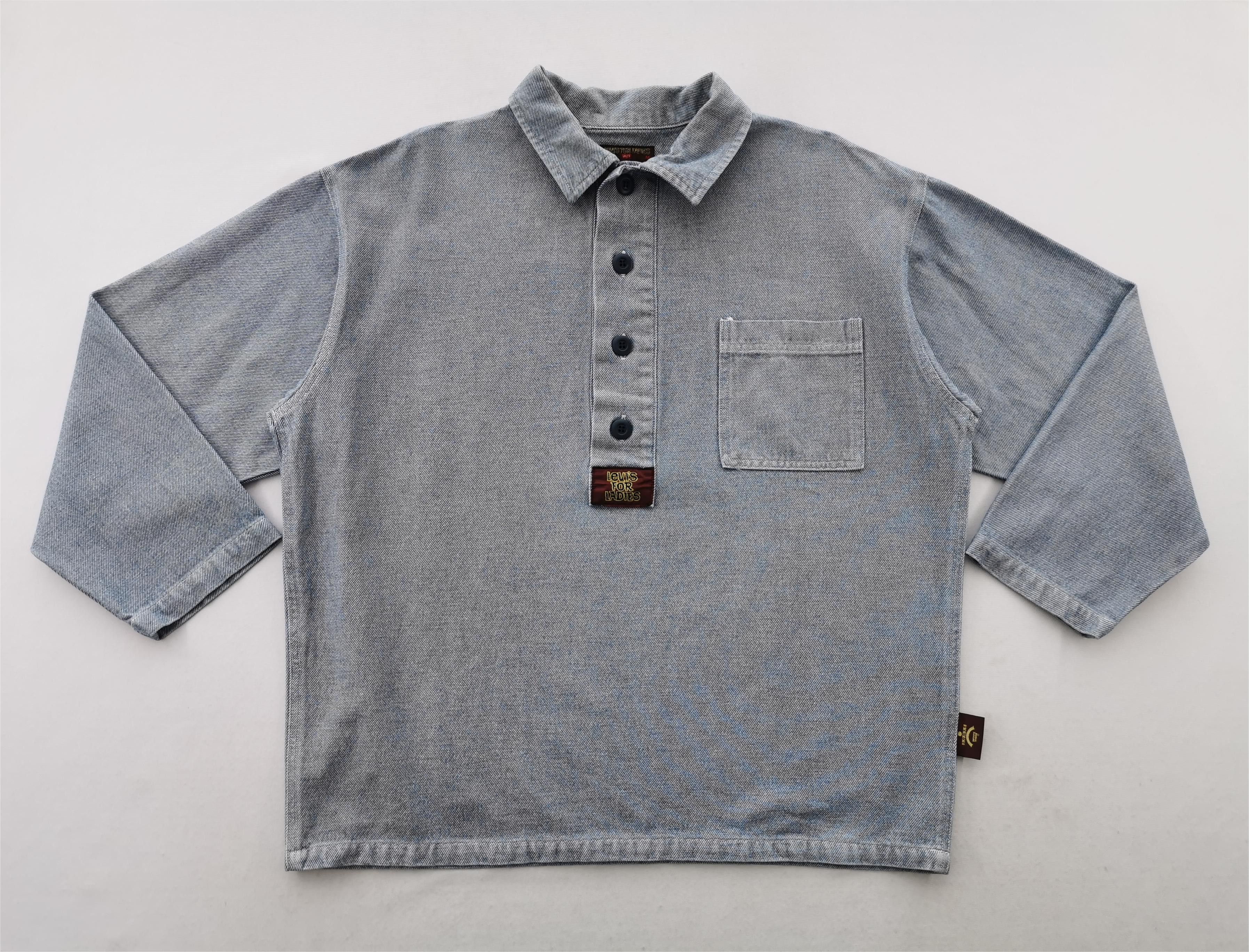 Vintage 90's Levis Ladies Denim Jacket Made In Japan Size M