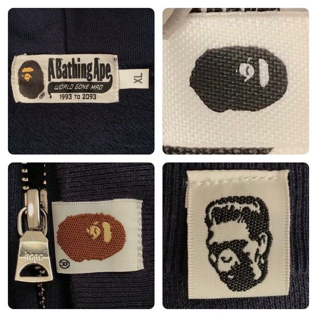 Bape BAPE camo x navy shark full zip hoodie a bathing ape Size US XL / EU 56 / 4 - 7 Thumbnail