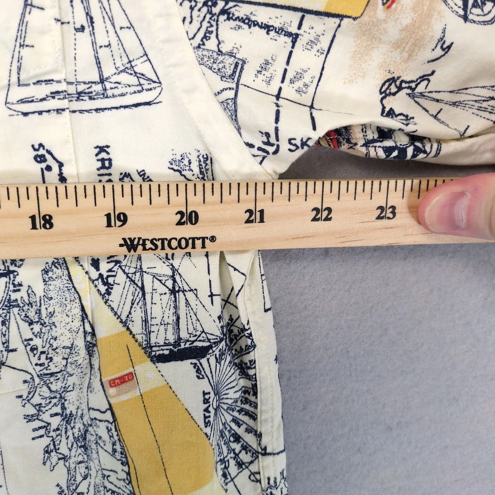 Faded Glory Vtg Faded Glory Nautical Sailing Ships Shirt Men's M Button Size US M / EU 48-50 / 2 - 5 Thumbnail