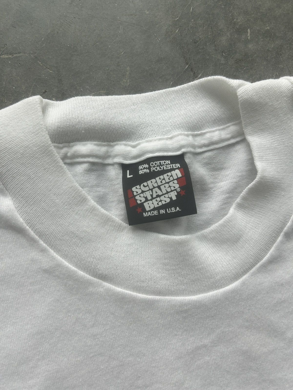 4GSELLER × Unsound Rags × Vintage Vintage 90s Screen Stars Just Do It Tee Size US L / EU 52-54 / 3 - 4 Thumbnail
