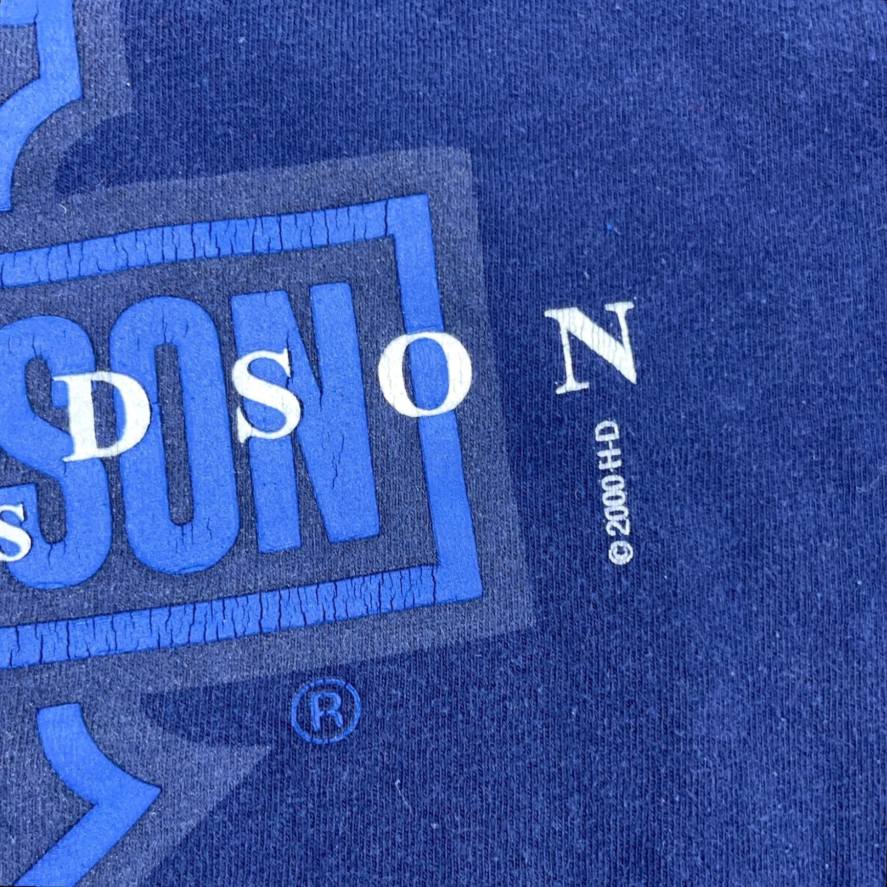 Harley Davidson VINTAGE Harley-Davidson Logo Shirt Men XL Blue Graphic Print 80s Biker Motorcycle USA Mens XL Blue Shirt T-Shirt Size US XL / EU 56 / 4 - 5 Thumbnail