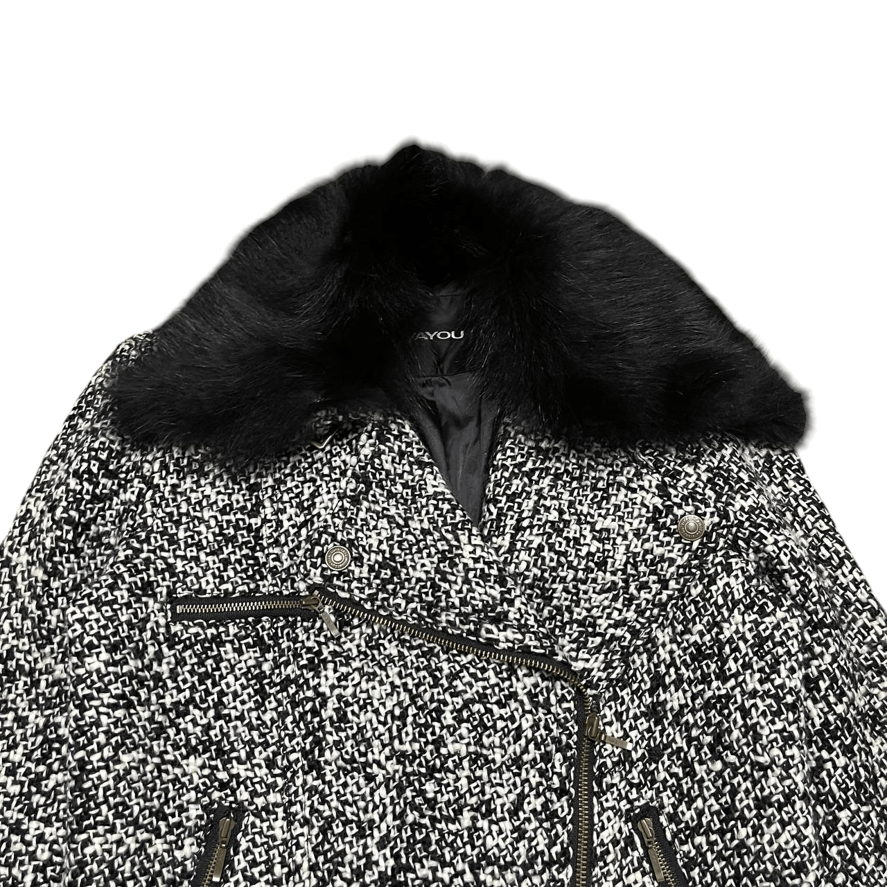 Hysteric Glamour Vintage Vivayou Fur Motorcycle Jacket Size XS / US 0-2 / IT 36-38 - 2 Thumbnail
