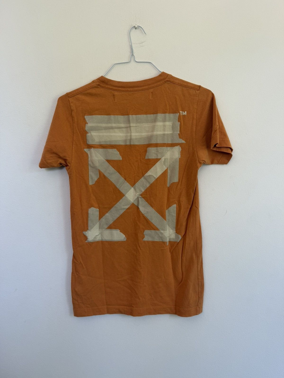Off-White Off White Orange Tape Arrow TEE Size US XS / EU 42 / 0 - 2 Thumbnail