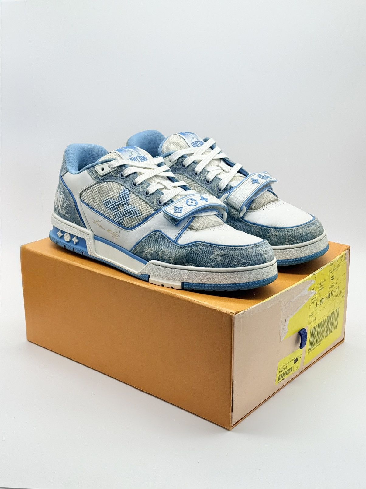 Louis Vuitton Size 12 - Louis Vuitton Trainer Blue Strap Size US 12 / EU 45 - 1 Thumbnail