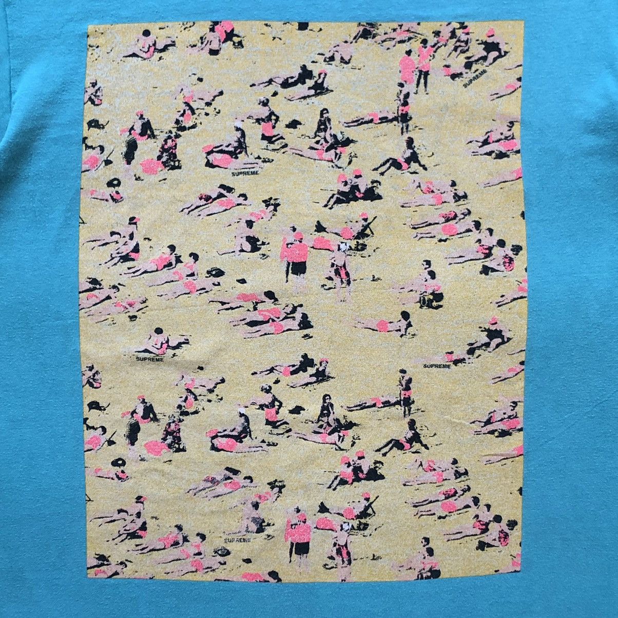 Supreme SUPREME Beach Graphic Tee Size US M / EU 48-50 / 2 - 5 Thumbnail