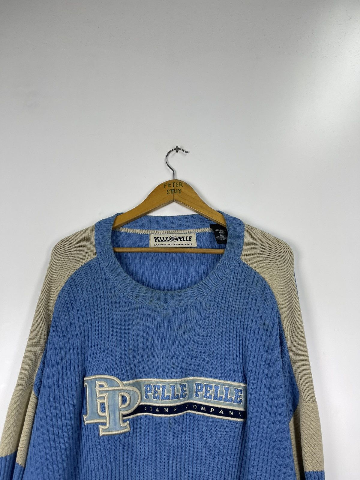 Marc Buchanan × Pelle Pelle × Vintage Pelle Pelle Marc Buchanan knit Sweater Size US XXL / EU 58 / 5 - 6 Thumbnail