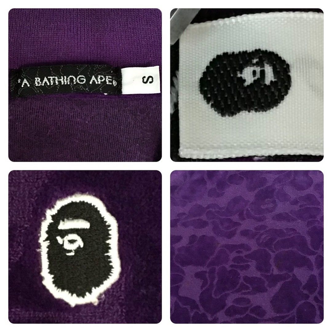 Bape 🔥Aoyama limited🔥 BAPE CAMO Velour Polo Shirt a bathing ape Size US S / EU 44-46 / 1 - 6 Thumbnail