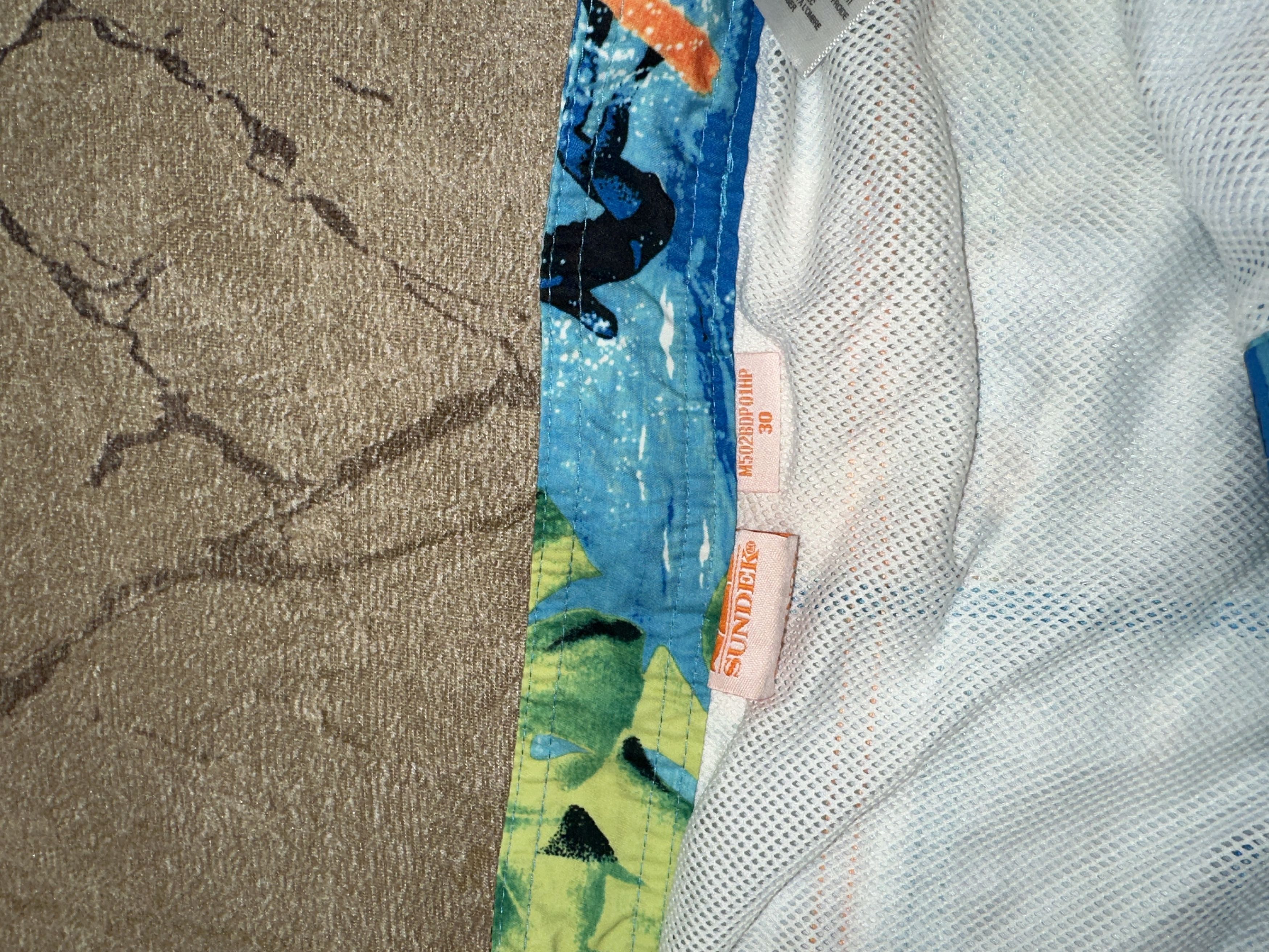 Sundek Palm Tropical Sundek 30 Beach Board Shorts Trunks Size 30 S Size US 30 / EU 46 - 10 Thumbnail